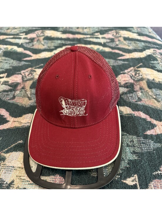 American Vintage Other - Vintage 90s Pro Line Oklahoma Sooners Red Mesh Back Snapback Sports Hat Cap OSFM
